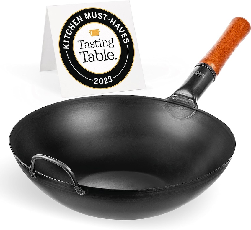 Yosukata carbon steel wok