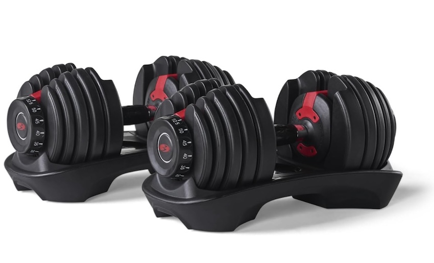 Bowflex adjustable dumbbells