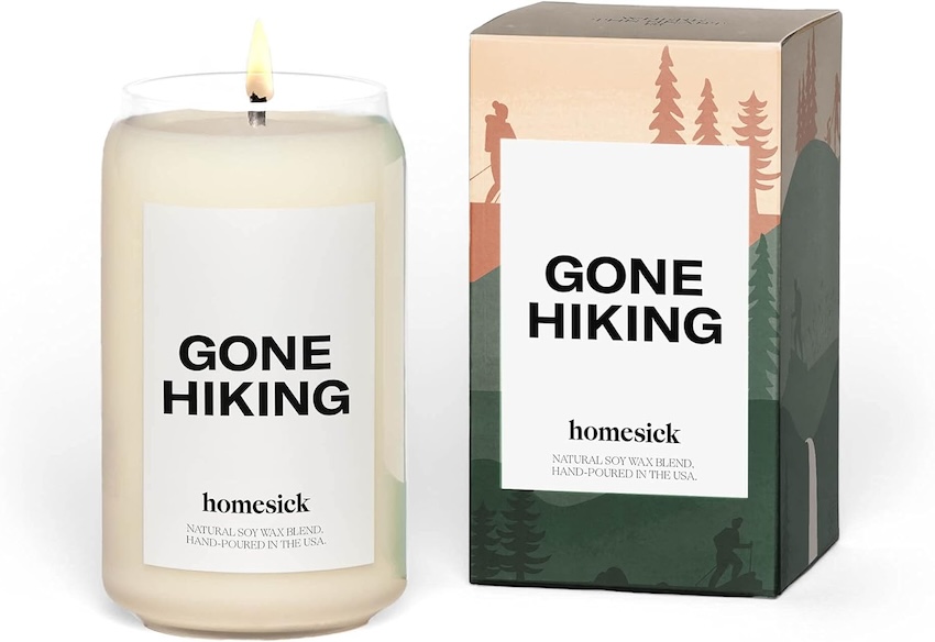 Homesick Gone Hiking candle