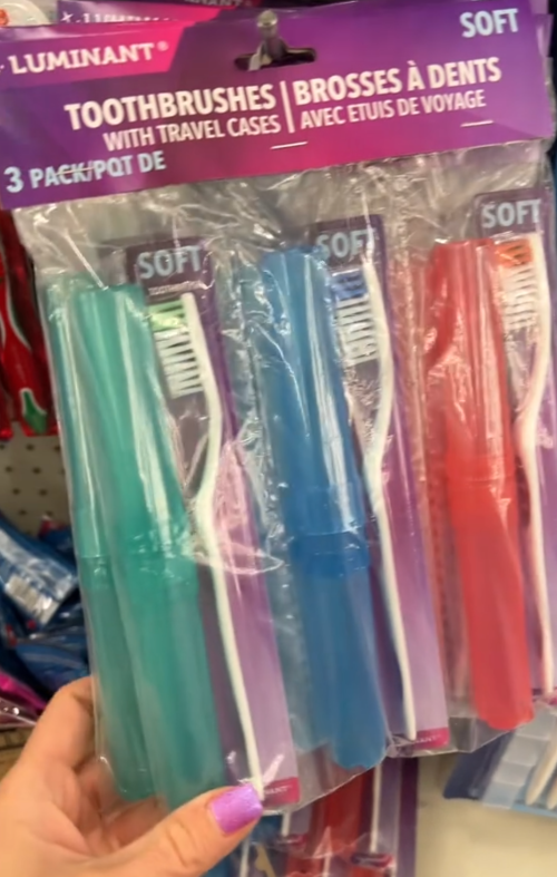 toothbrushes at Dollar Tree