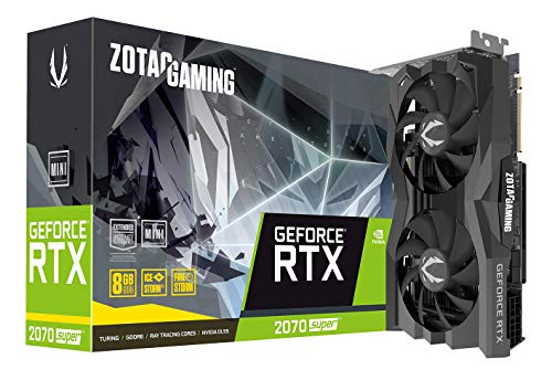 ZOTAC Gaming GeForce RTX 2070 Super Mini 8GB GDDR6 256-Bit 14Gbps Gaming Graphics Card, Ice Storm...