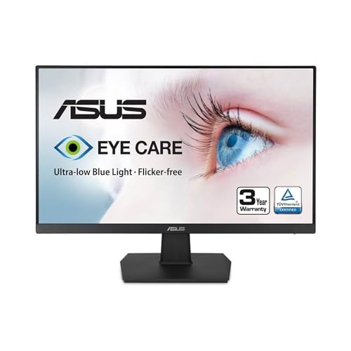 ASUS VA27EHE 27” Eye Care Monitor Full HD (1920 x 1080) IPS 75Hz Adaptive-Sync HDMI D-Sub...