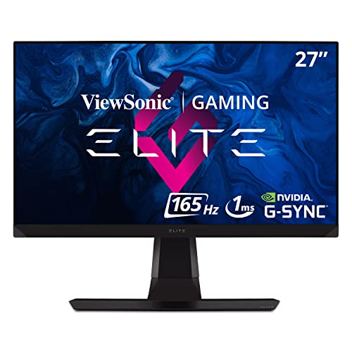 ViewSonic ELITE XG270QG 27 Inch 1440p 1ms 165Hz Gaming Monitor with GSYNC, IPS Nano Color, Elite...