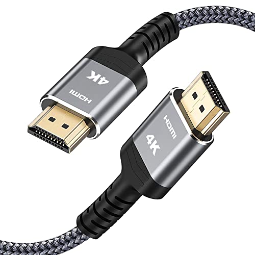 Highwings 4K 60HZ HDMI Cable 6.6FT, 18Gbps High Speed 2.0 Braided Cord-Supports (4K 60Hz HDR,Video...