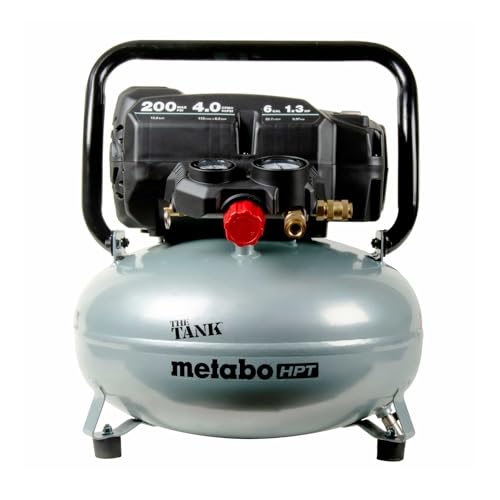 Metabo HPT Air Compressor, THE TANK™, Portable Air Compressor 200 PSI, 6 Gallon Air Compressor,...