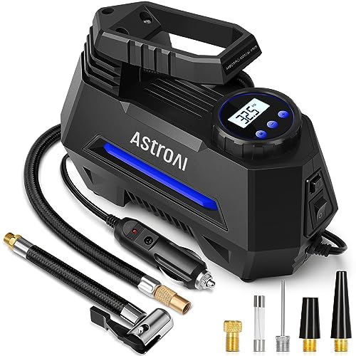 AstroAI Tire Inflator Portable Air Compressor Tire Air Pump for Car Tires - Car Accessories, 12V DC...