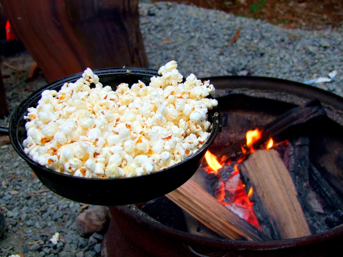 Popcorn by the Campfire