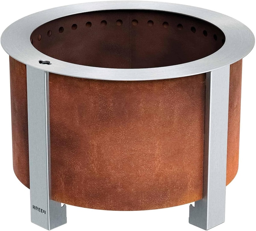 A Breeo fire pit