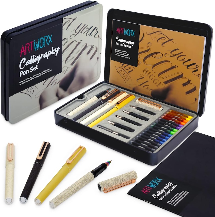 A calligraphy set