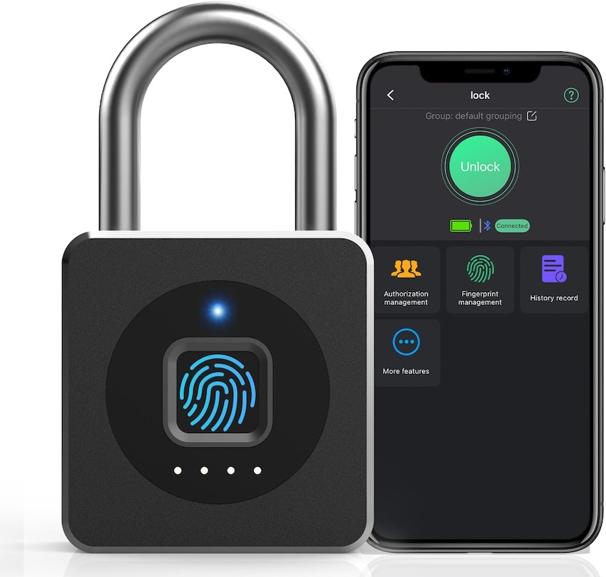 A Pothunder smart padlock