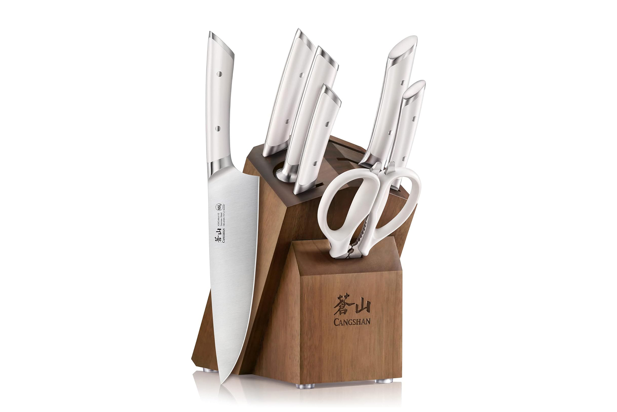 A knife block