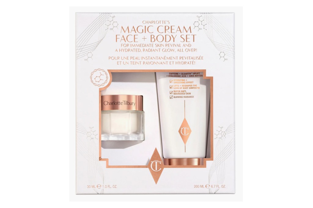 Bộ kem dưỡng da mặt và body Magic Cream của Charlotte Tilbury