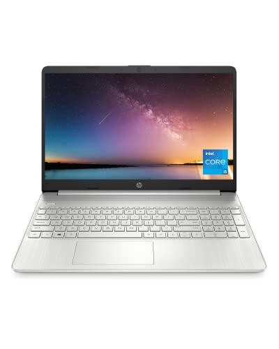 HP 15.6 Inch Laptop, Intel Iris Xe Graphics, 11th Generation Intel Core Processor, 8 GB RAM, 256 GB...