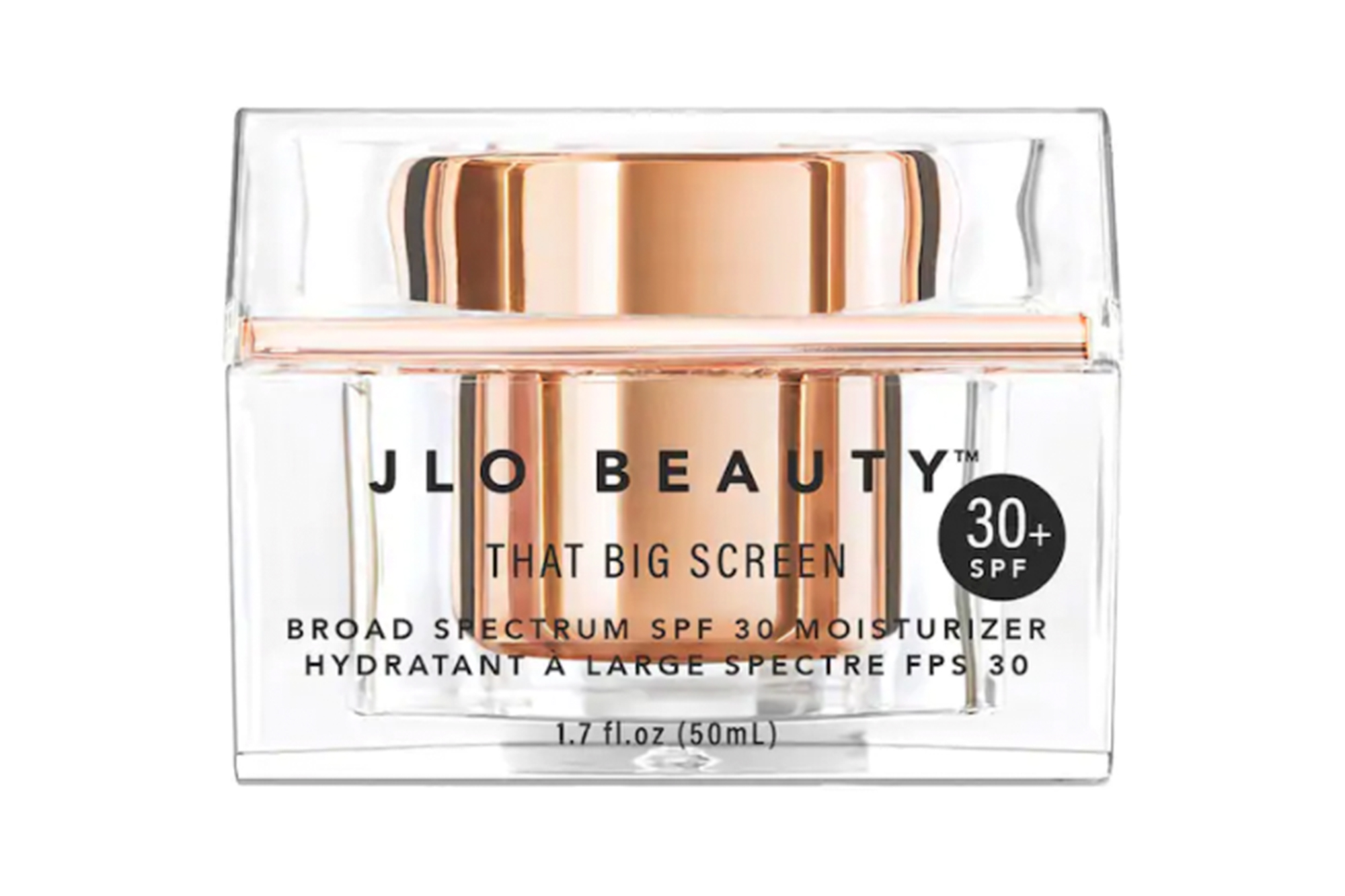 Kem dưỡng ẩm phổ rộng SPF 30 JLo Beauty That Big Screen ($54)