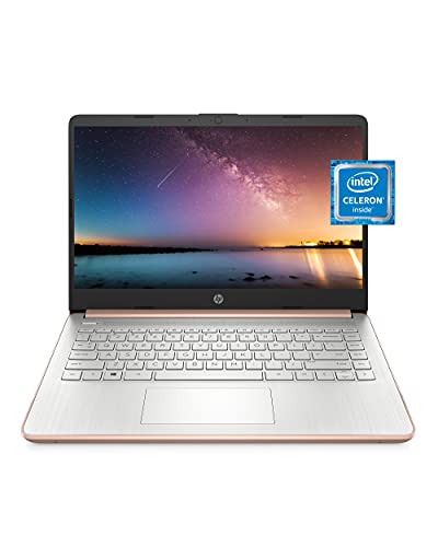 HP 14 Laptop, Intel Celeron N4020, 4 GB RAM, 64 GB Storage, 14-inch Micro-edge HD Display, Windows...