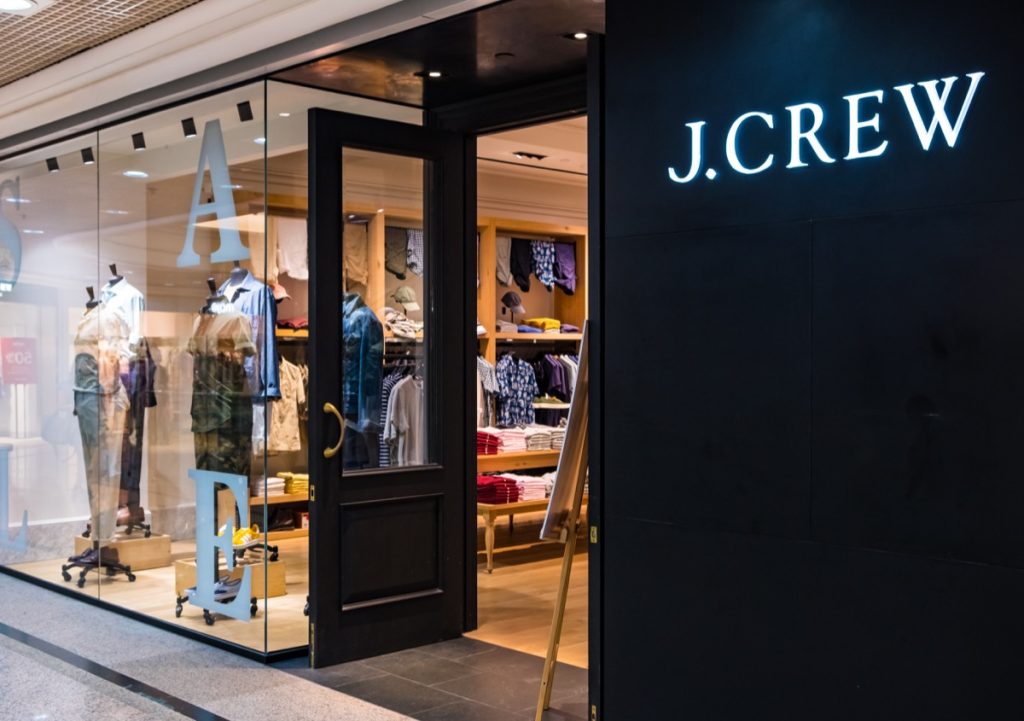 J. Crew mall store