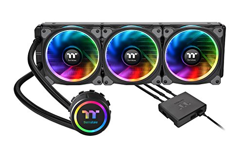 Thermaltake Floe 360mm, 16.8 Million Color Software Enabled (TT RGB Plus/Alexa/Razer Chroma), AMD...