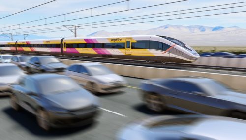 bản vẽ thiết kế của tàu Brightline West