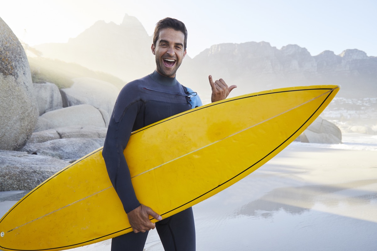 Male surfer