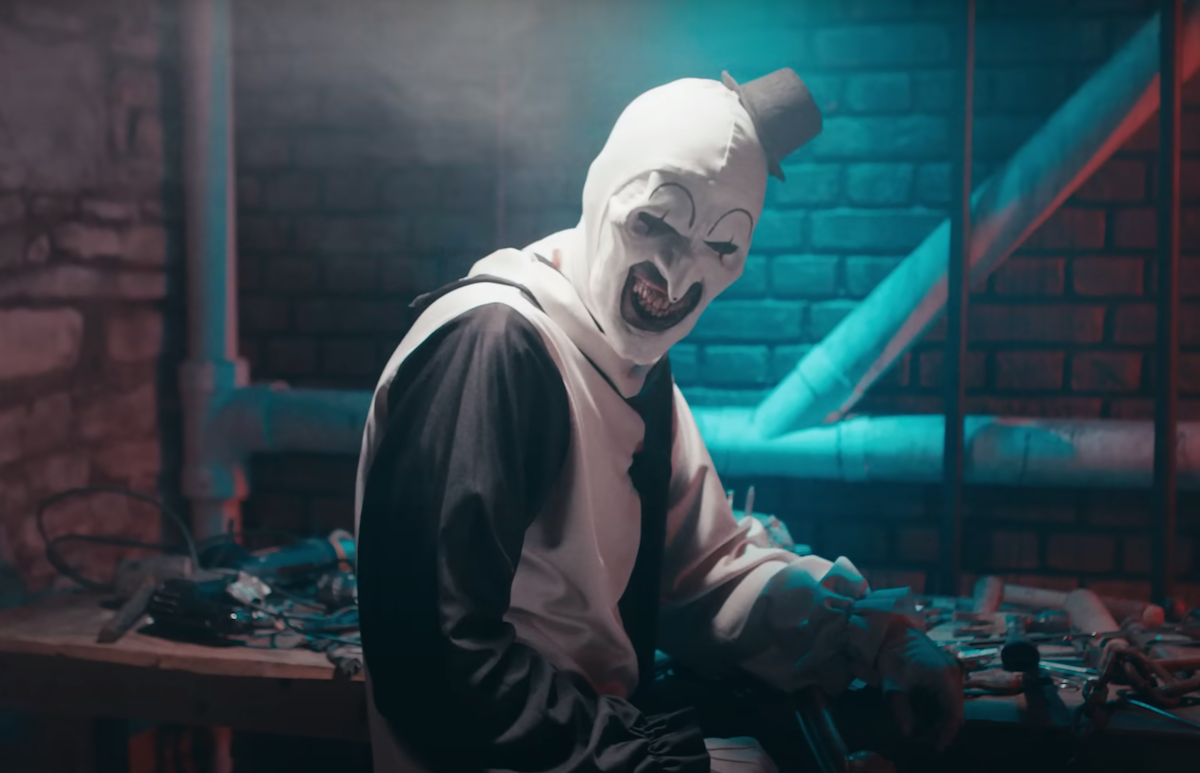 David Howard Thornton as Art the Clown in "Terrifier 2"