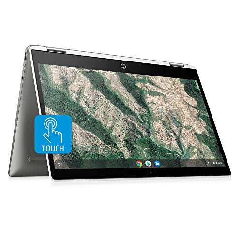 HP Chromebook x360 14-inch HD Touchscreen Laptop, Intel Celeron N4000, 4 GB RAM, 32 GB eMMC, Chrome...