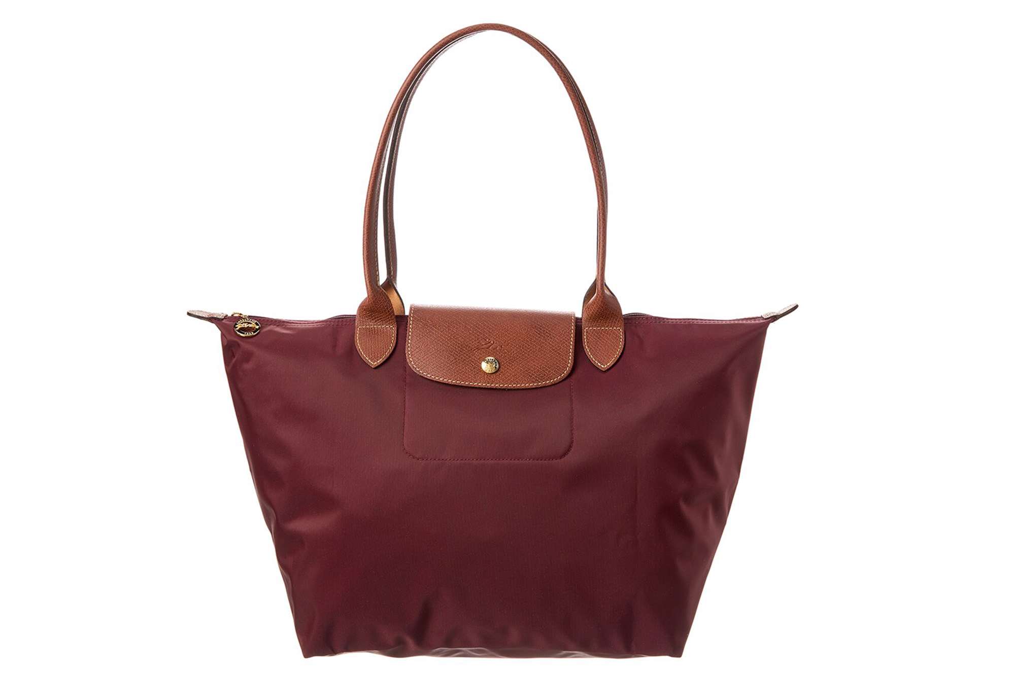 Một chiếc túi Longchamp màu hạt dẻ