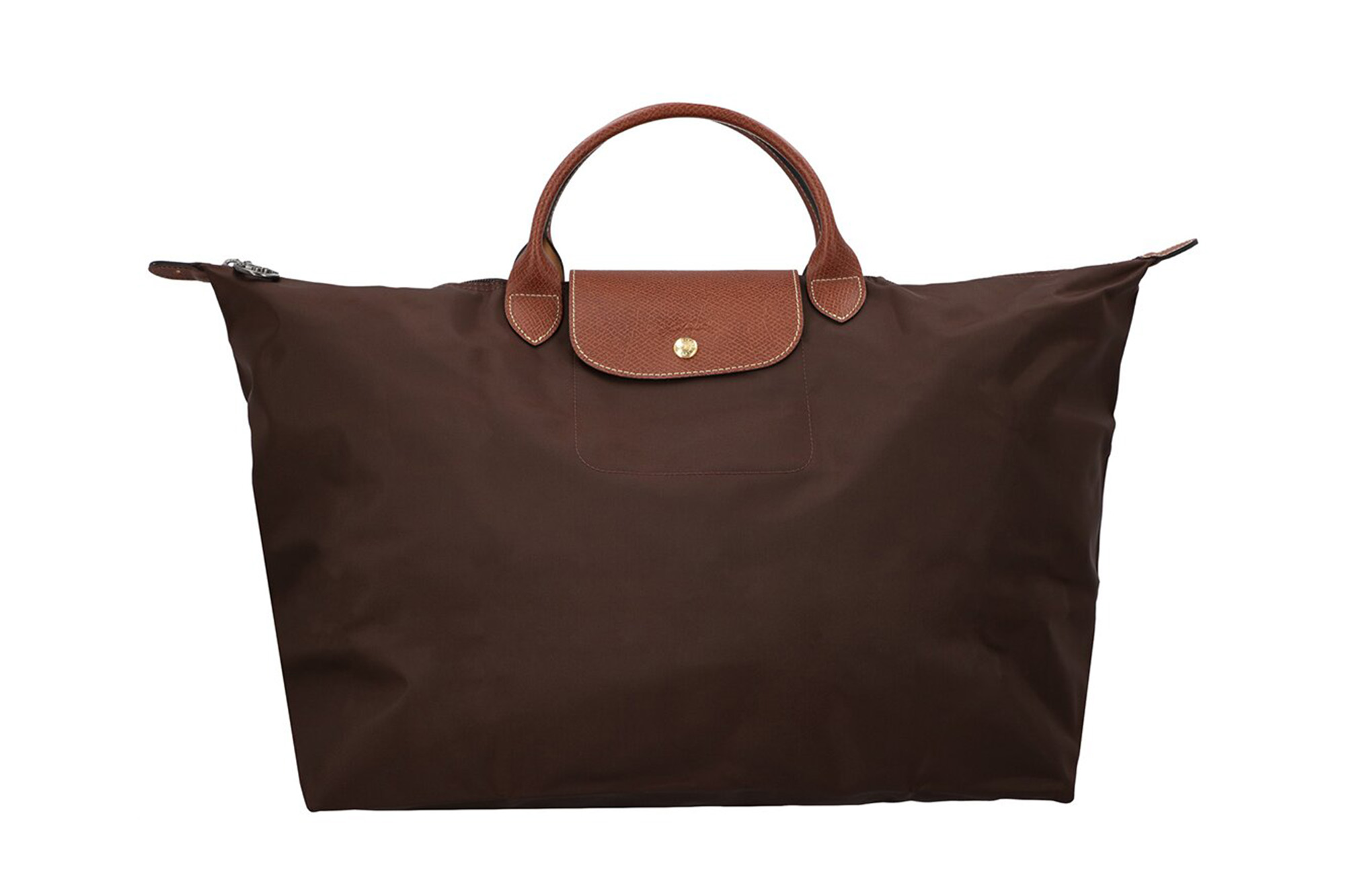 Một chiếc túi Longchamp màu nâu sẫm