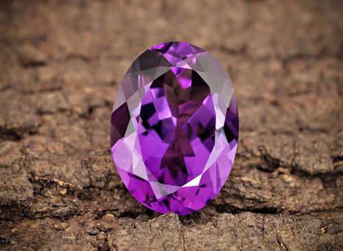 Amethyst gemstone