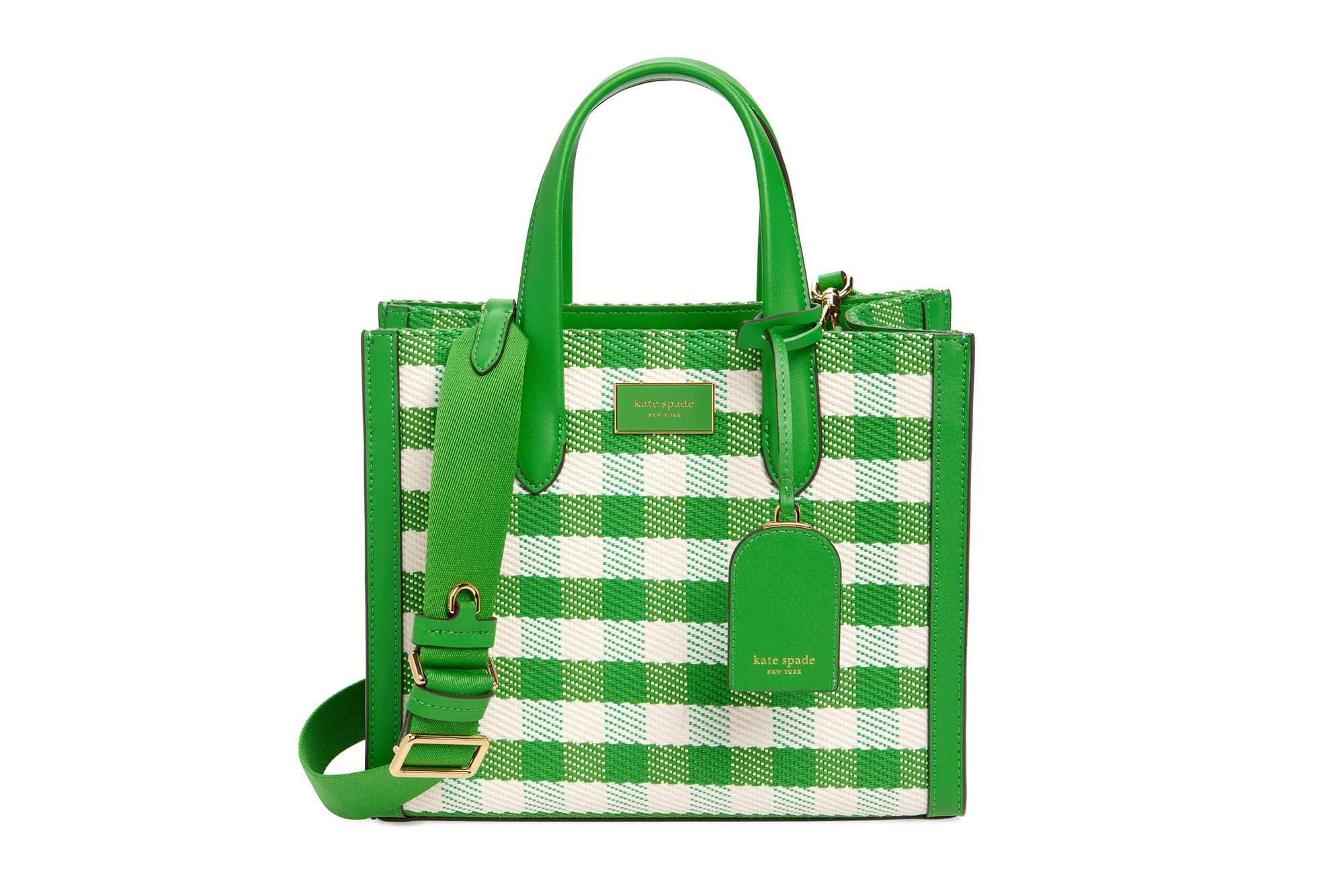 Túi Tote Kate Spade New York Manhattan Gingham Tweed