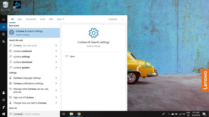 Xóa Cortana khỏi Windows 10