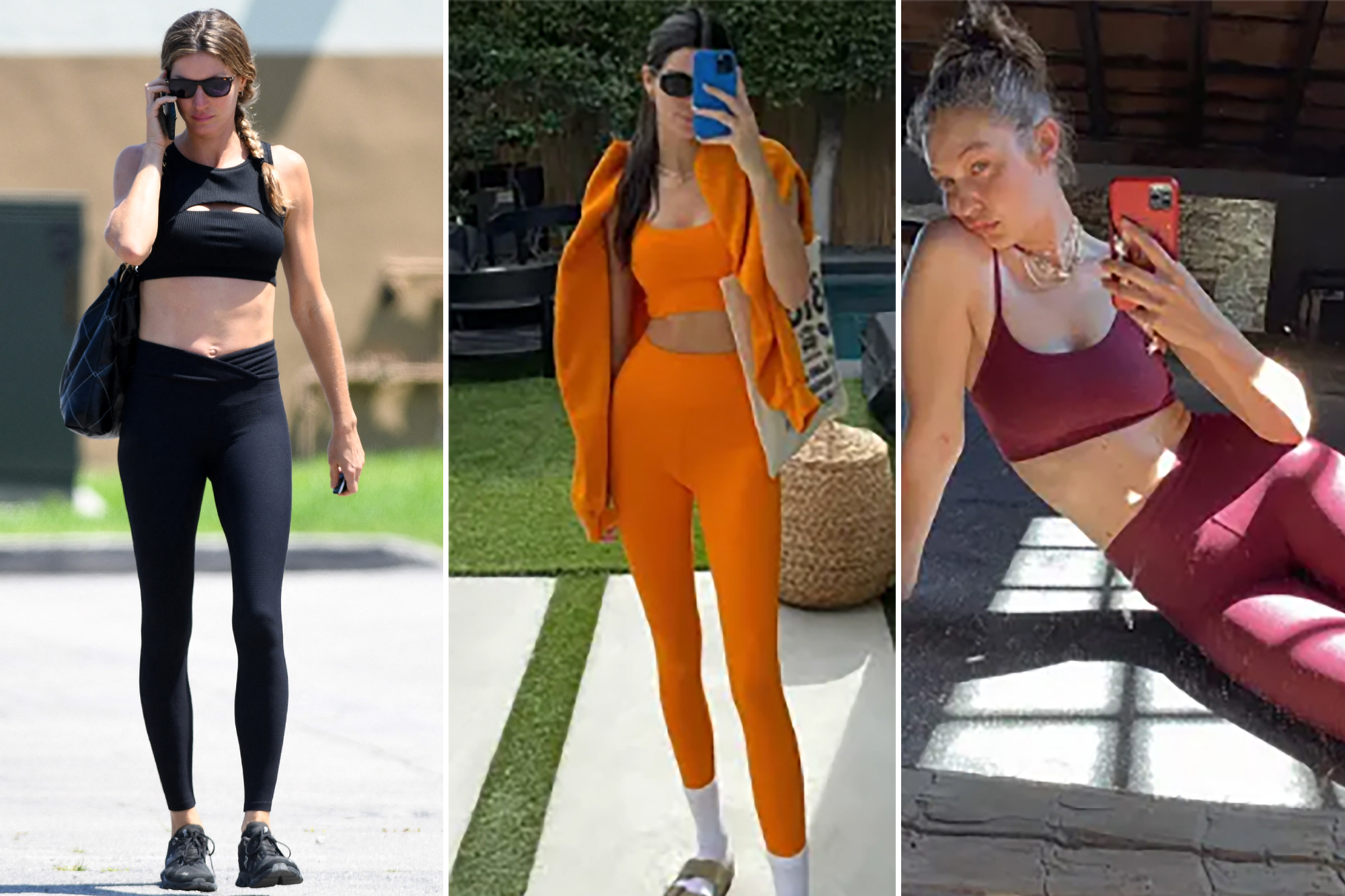 Gisele Bündchen, Kendall Jenner và Gigi Hadid mặc Year of Ours