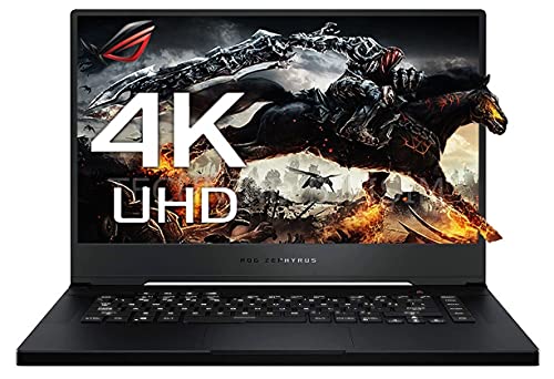 Máy tính xách tay chơi game ASUS ROG Zephyrus M15 15,6 inch 4K Ultra HD (3840 x 2160), Intel Core i7-10750H, 16GB...