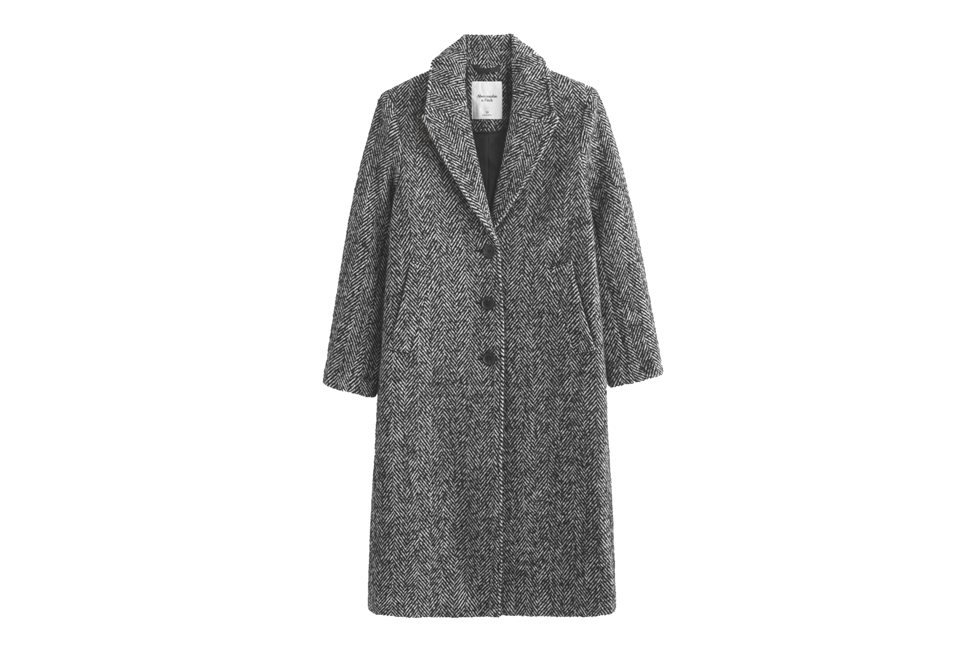 Áo khoác Abercrombie & Fitch Wool-Blend Tailored Topcoat