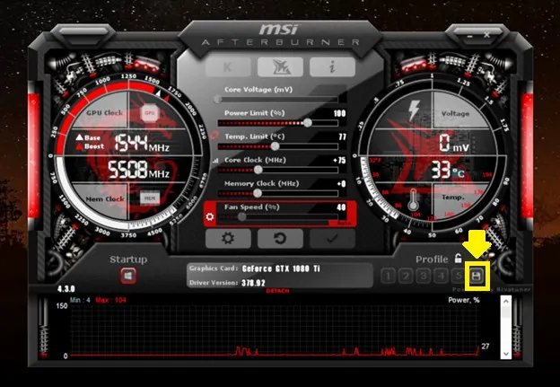 How to overclock the GPU 10