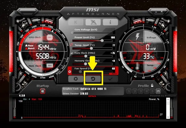 How to overclock the GPU 11