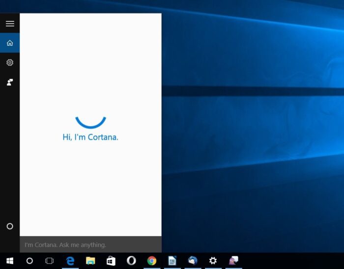 Cortana Windows 10