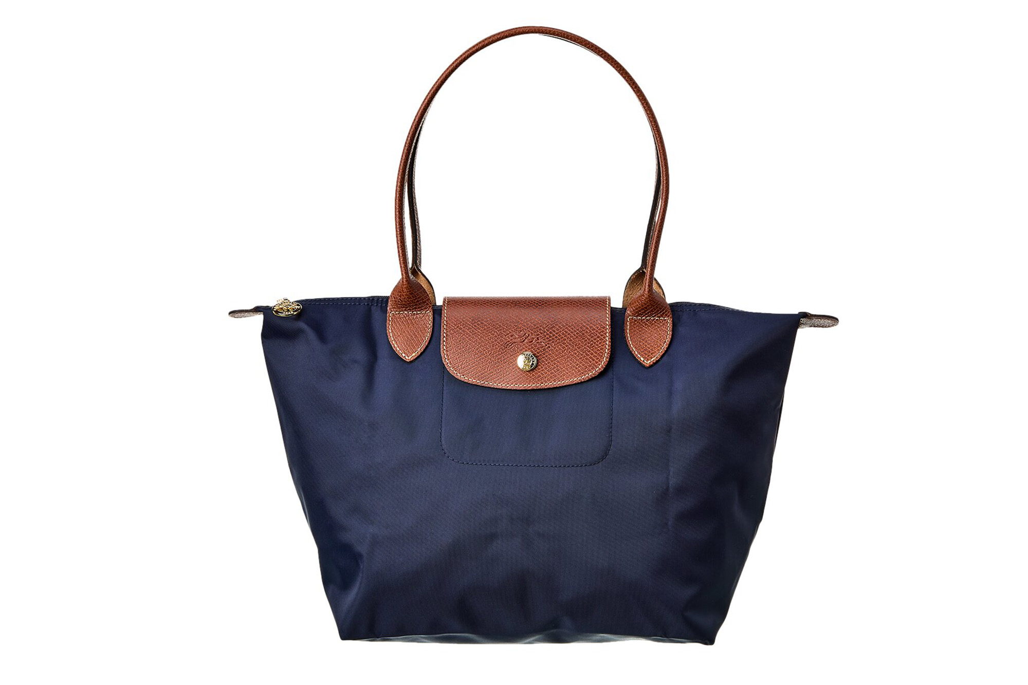 Một chiếc túi Longchamp màu xanh navy