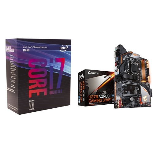 Intel Core i7-8700 Desktop Processor with AORUS Gaming 3 WIFI (LGA1151/Intel/USB3.1 Gen 2 Type...