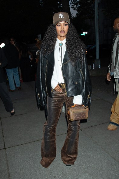 Teyana Taylor tham dự sự kiện NYFW Harlem Fashion Row.