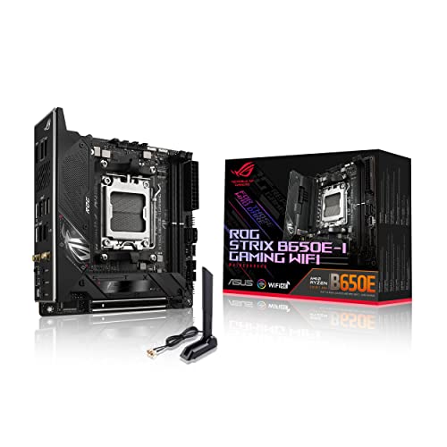 ASUS ROG Strix B650E-I Gaming WiFi AMD B650 AM5 Ryzen™ Desktop 9000 8000 & 7000 Mini-ITX mITX...