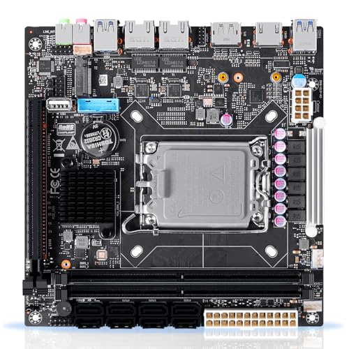 Q670 8-Bay NAS Mini-ITX Motherboard LGA1700(Support 12th/13th/14th Gen. Desktop Processor), 8*...