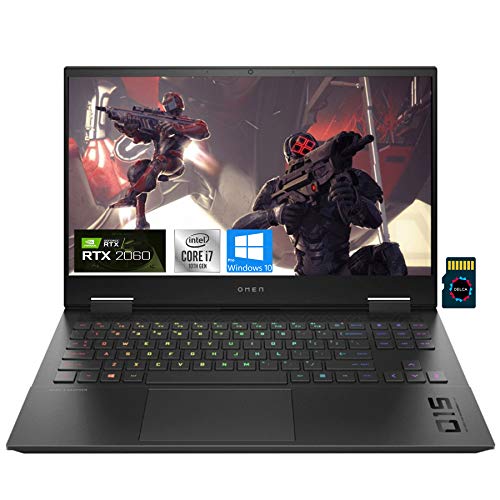 HP OMEN 15 Premium Gaming Laptop I 15.6" FHD 300Hz IPS I Intel 6-Core i7-10750H I 16GB DDR4 512GB...