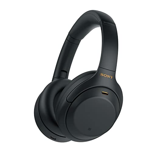 Sony WH1000XM3 Noise Cancelling Headphones, Wireless Bluetooth Over the Ear Headset – Black (2018...