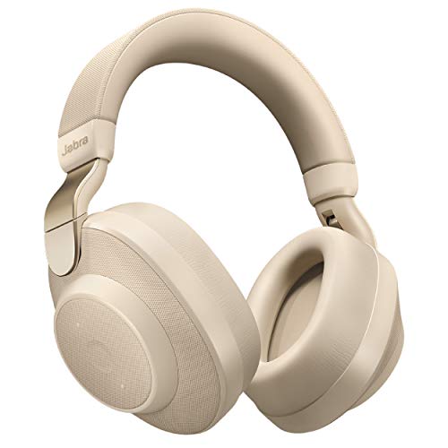 Jabra Elite 85h Wireless Bluetooth Headphones, Gold Beige, Noise Cancelling, 36 Hours Battery Life