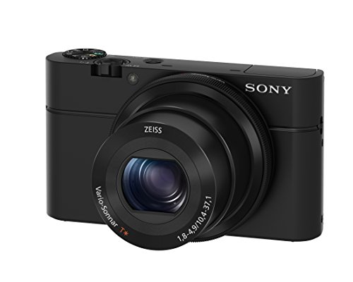 Sony RX100 20.2 MP Premium Compact Digital Camera w/ 1-inch sensor, 28-100mm ZEISS zoom lens, 3” LCD