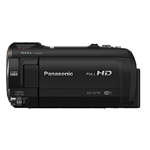 Panasonic Full HD Video Camera Camcorder HC-V770, 20X Optical Zoom, 1/2.3-Inch BSI Sensor, HDR...