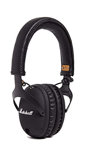 Marshall Monitor Bluetooth Wireless Over-Ear Headphone, Black (04091743), 6.3x6.3x4.1