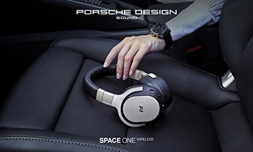 KEF Porsche Design SPACE ONE WIRELESS Over-Ear Noise Cancelling Bluetooth Headphones (Silver)