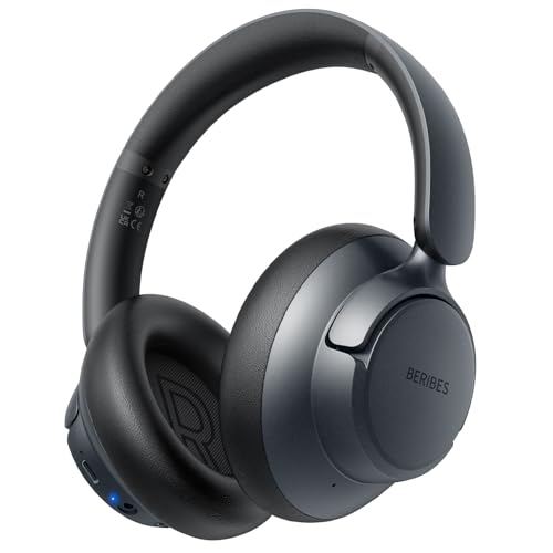 BERIBES Upgraded Hybrid Active Noise Cancelling Headphones with Transparent Modes,70H Playtime...