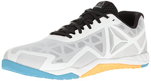 Reebok Men's ROS Workout TR 2.0 Cross-Trainer Shoe, White/Black/Blue Beam/Fir, 11 M US